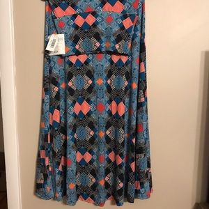 NWT LuLaRoe Maxi Dress (XXS) Pattern